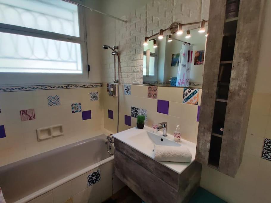Vintage Flat On Villefranche Bay - Free Car Park Екстер'єр фото