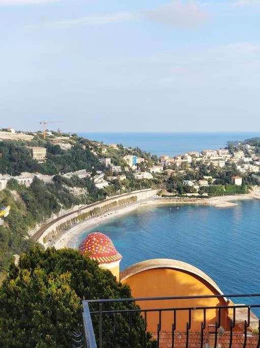 Vintage Flat On Villefranche Bay - Free Car Park Екстер'єр фото
